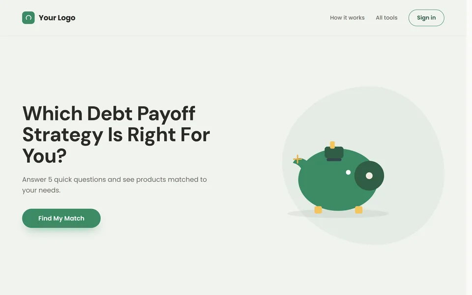 Which Debt Payoff Strategy Is Right For You? template preview