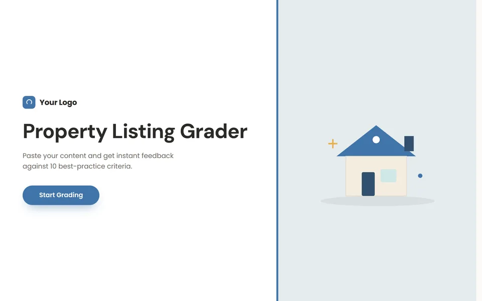 Property Listing Grader template preview